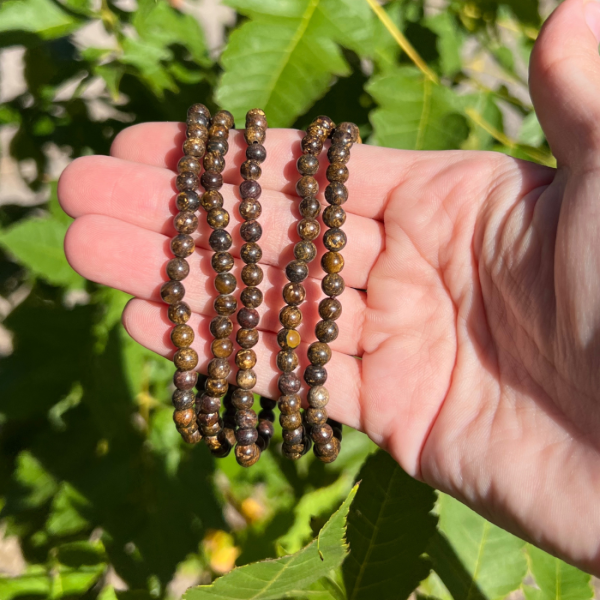 Bracelet 4mm en bronzite