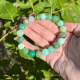 Bracelet 10mm en chrysoprase