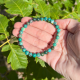 Bracelet 6mm en chrysocolle