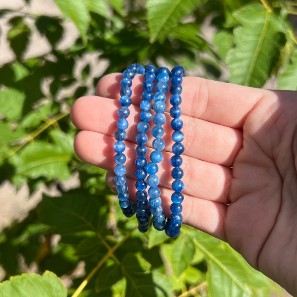 Bracelets 4mm en cyanite