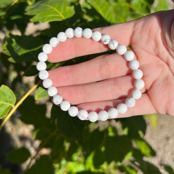 Bracelet 6mm en howlite