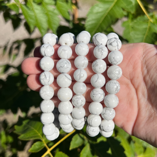 Bracelet 10mm en howlite