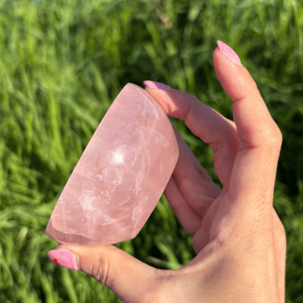 Coupelle quartz rose de Madagascar