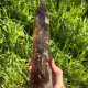 Pointe en quartz fume du Brésil