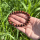 Bracelet 8mm en obsidienne brune