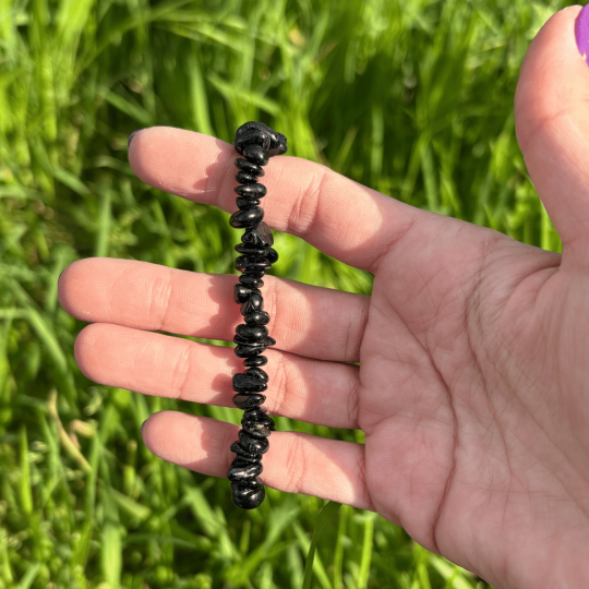 Bracelet baroque en spinelle