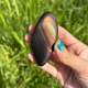 Forme libre obsidienne oeil céleste