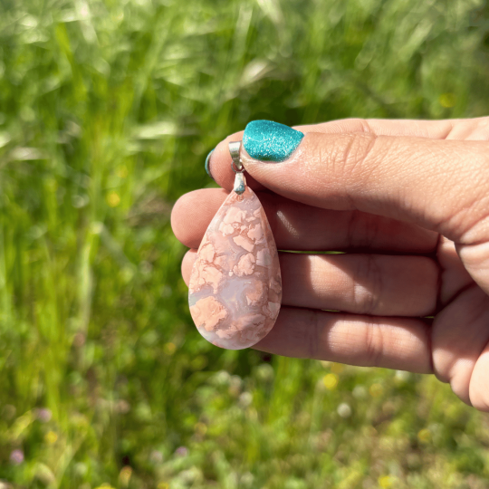 Pendentif en agate du Mexique