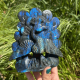 Paon en labradorite de Madagascar