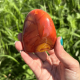Forme libre en cornaline de Madagascar