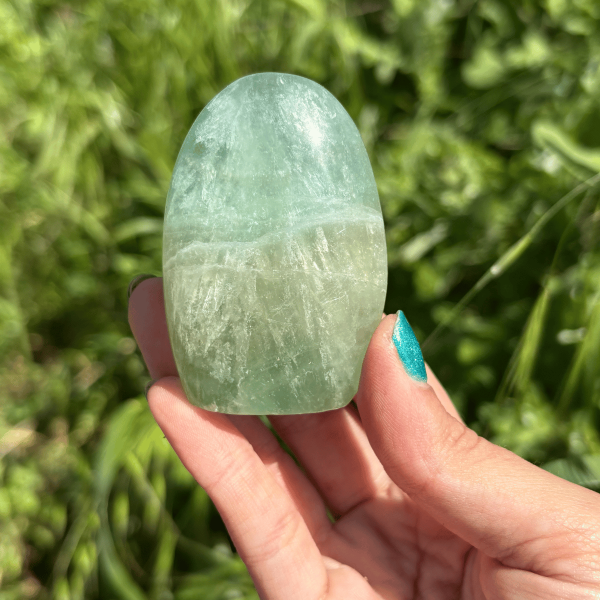 Forme libre en fluorite de Madagascar