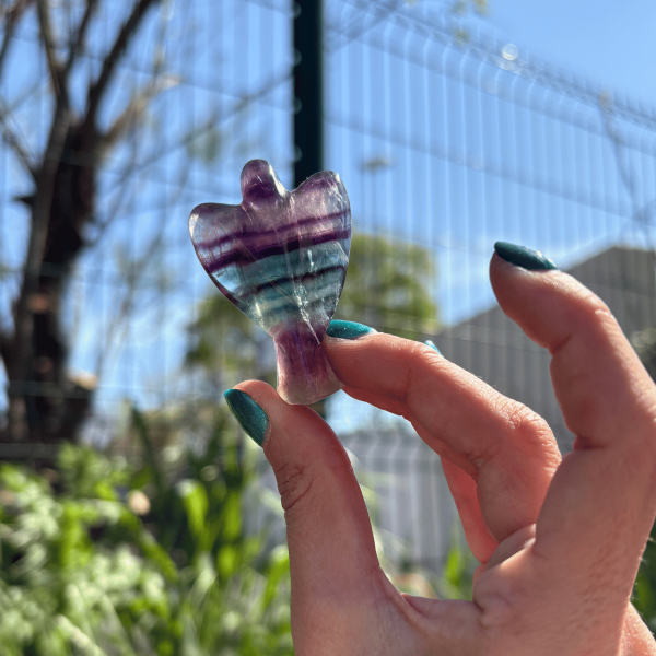 Ange en fluorite