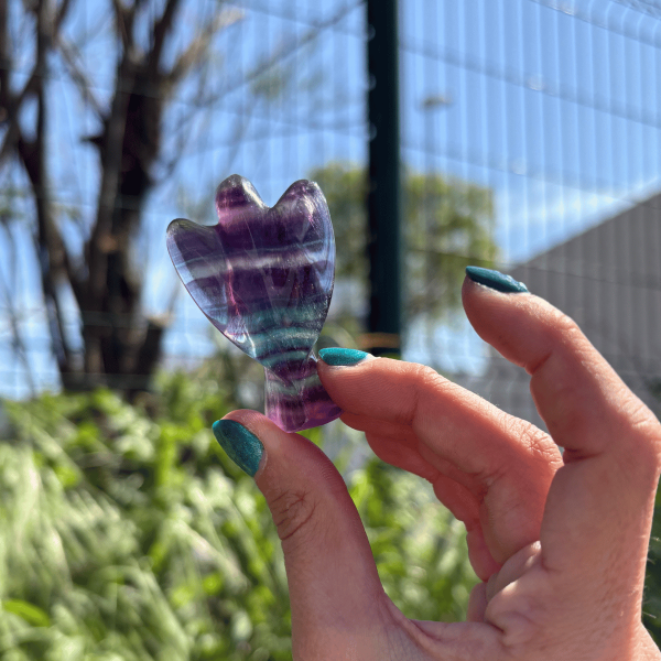 Ange en fluorite