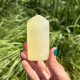 Pointe en calcite d'Utah