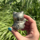Chat Maneki-neko en pyrite du Pérou