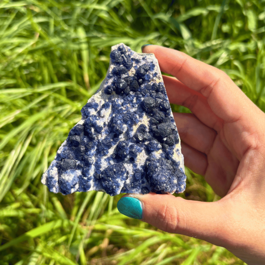 Fluorite myrtille de Mongolie
