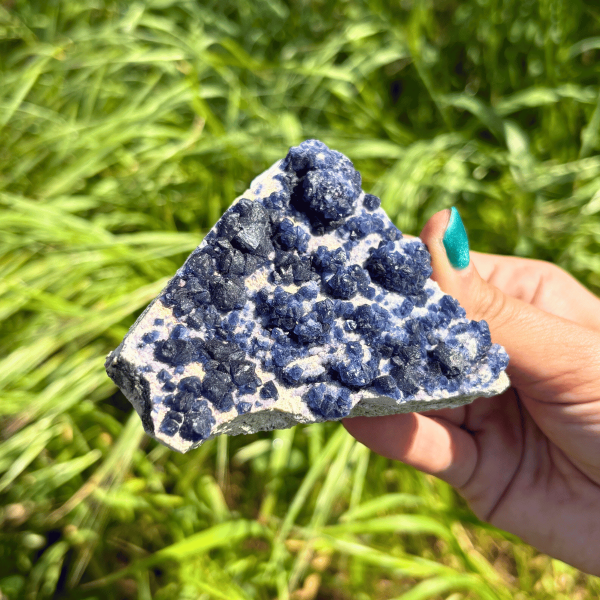 Fluorite myrtille de Mongolie