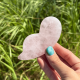 Gua Sha en quartz rose