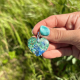 Pendentif en azurite malachite