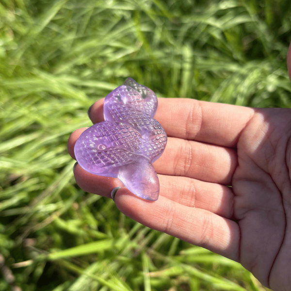 Serpent en fluorite