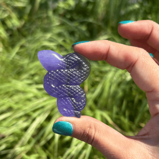 Serpent en fluorite