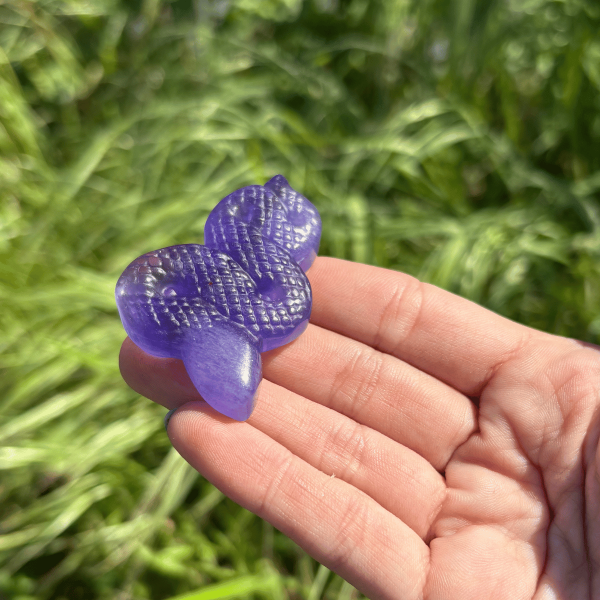 Serpent en fluorite
