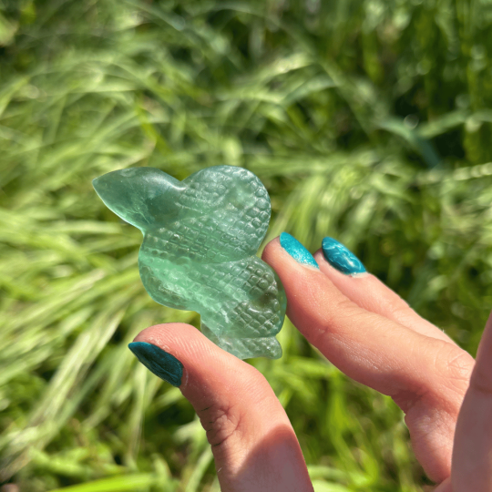 Serpent en fluorite
