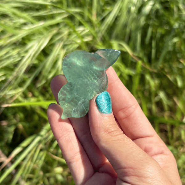 Serpent en fluorite