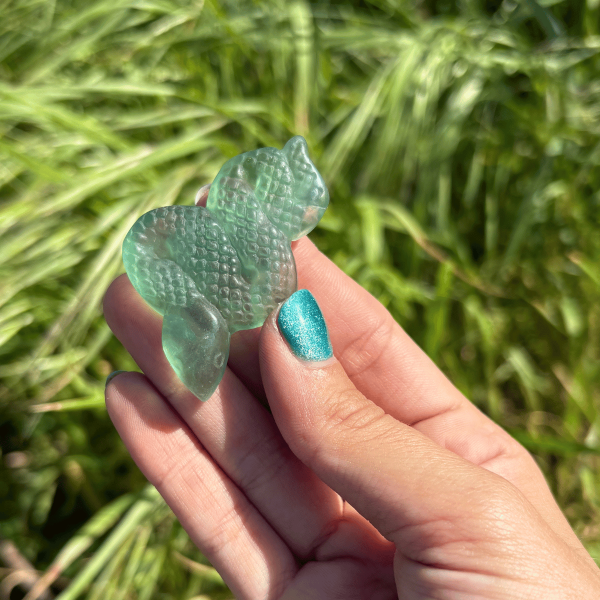 Serpent en fluorite