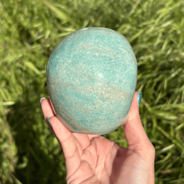 Crâne en amazonite