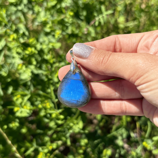 Pendentif en labradorite