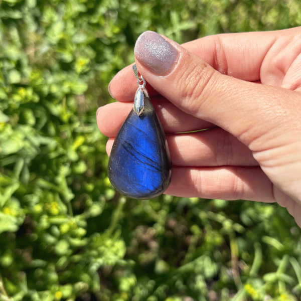 Pendentif en labradorite