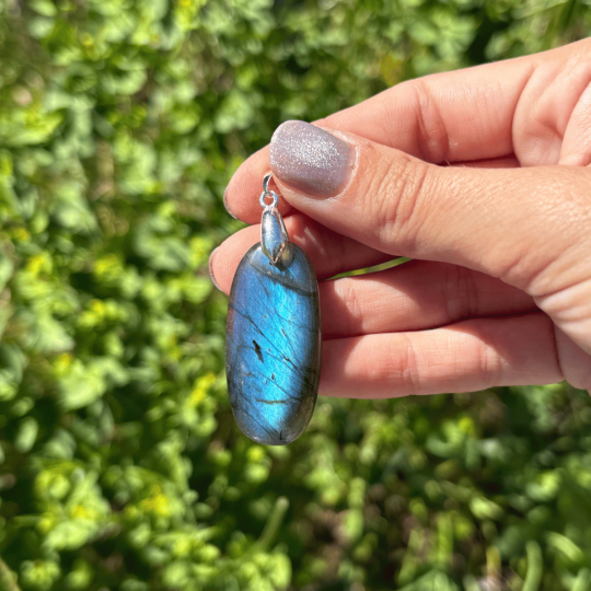 Pendentif en labradorite