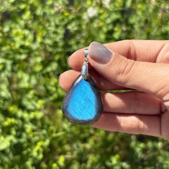 Pendentif en labradorite