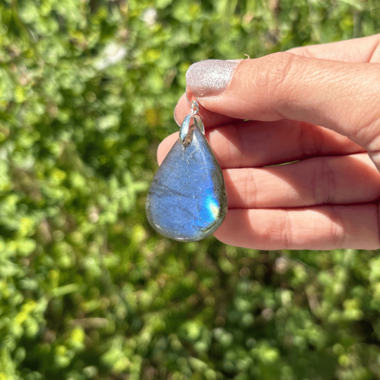 Pendentif en labradorite
