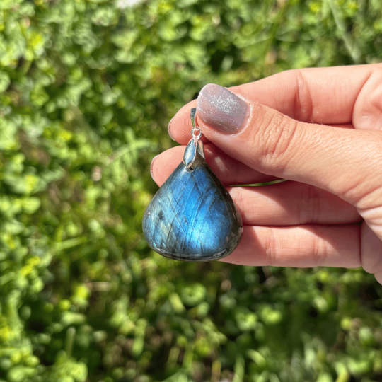 Pendentif en labradorite