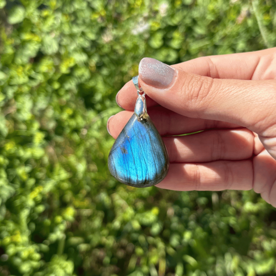 Pendentif en labradorite