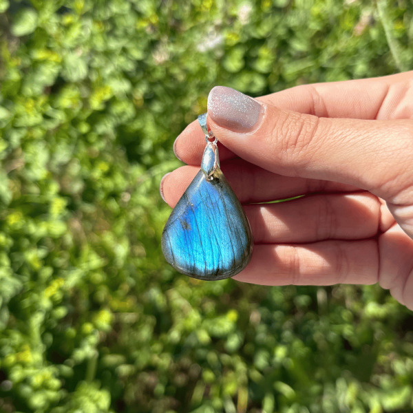 Pendentif en labradorite