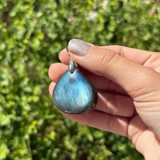 Pendentif en labradorite