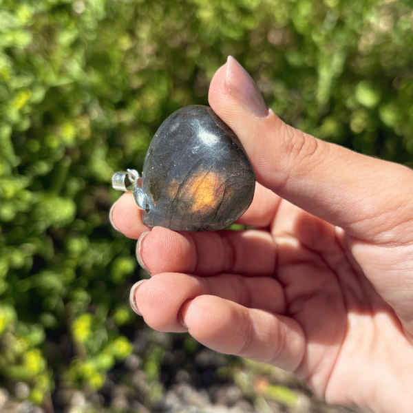 Pendentif en labradorite