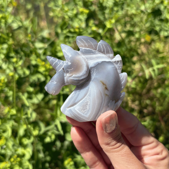 Licorne en agate