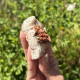 Vanadinite sur baryte du Maroc