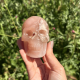 Crâne en agate fleur de Madagascar