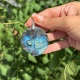 Pendentif loup en labradorite de Madagascar