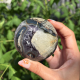 Sphère Améthyste et Calcite | Pierre Naturelle | La Mine de l'Hérault