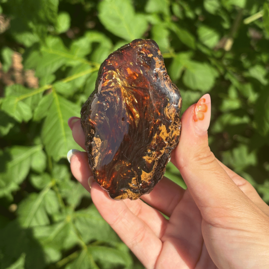 Ambre bleu d'Indonésie