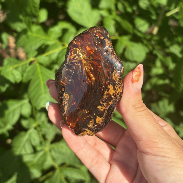 Ambre bleu d'Indonésie