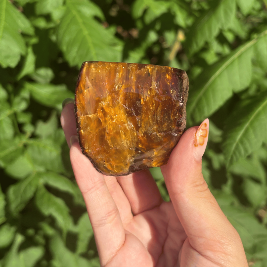 Ambre bleu d'Indonésie