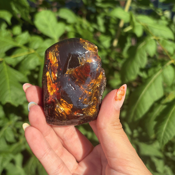 Ambre bleu d'Indonésie