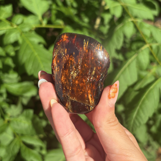Ambre bleu d'Indonésie